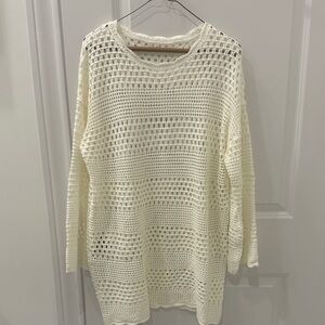 Cream Knit Women's Sweater